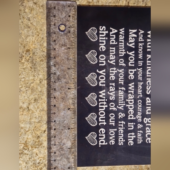 Sweet prayer/blessing wall art - chalk board appearance but printed - Picture 5 of 5